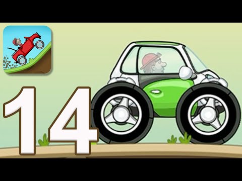 Hill Climb Racing - Gameplay Walkthrough Part 14 - Electric Car (iOS, Android)