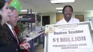 Publishers Clearing House Winners: Desiree Scudder From Irving, Texas Wins $1 Million