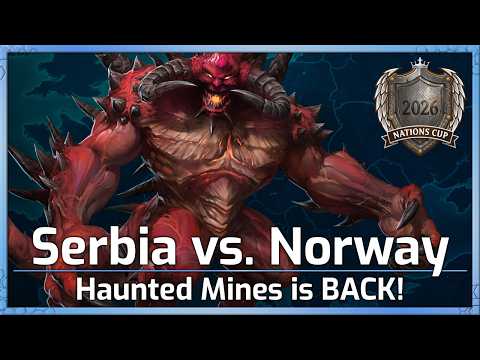 Serbia vs Norway: Haunted Mines is BACK! - Nations Cup Groups - Heroes of the Storm
