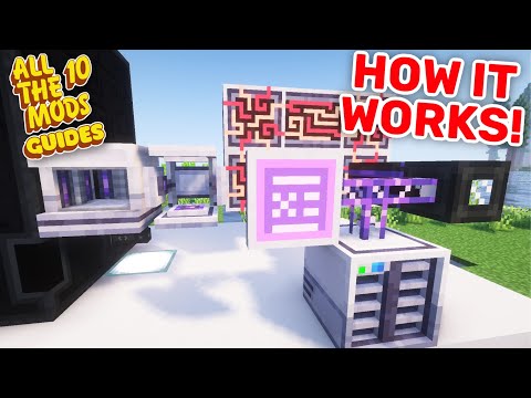 A DETAILED, BEGINNER'S Guide To Applied Energistics Storage Systems!  [All The Mods 10 Guide]