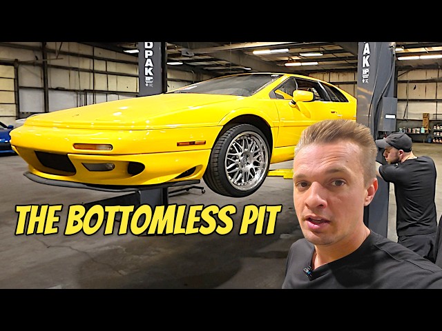 I Spent $12,000 Fixing My Cheap Lotus Esprit Supercar, Then It Immediately Broke Again! – Hoovies Garage