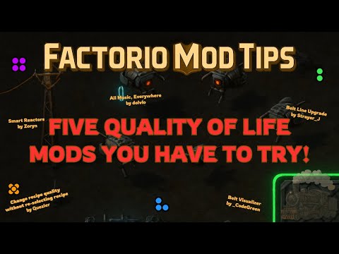 Factorio Mod Tips: 5 QoL mods you have to try!