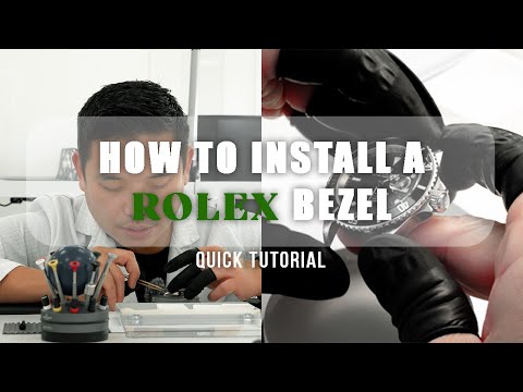 HOW TO INSTALL A ROLEX SUBMARINER BEZEL