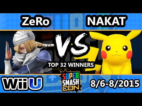 SSC - TSM | ZeRo (Sheik) Vs. Nakat (Fox, Pikachu) SSB4 Top 32 - Smash Wii U - Smash 4