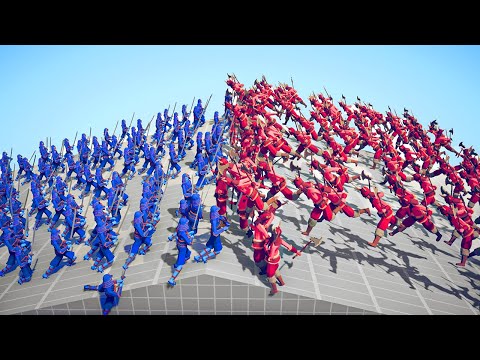 100x NINJA DYNASTY 🥷 vs 🪓 100x VIKING ARMY / Totally Accurate Battle Simulator ( TABS )