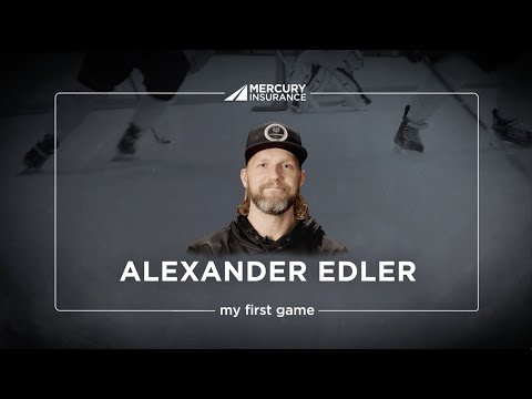 Youtube thumbnail of video titled: Alexander Edler: My First Game 