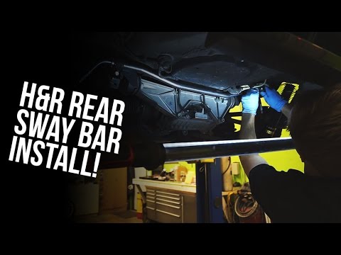 Mk4 R32 H&R Rear Sway Bar Install!