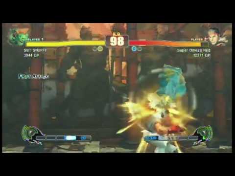 SF4 SBT SNUFFY(Blanka) Vs Super Omega Red(Ryu) G2 CHAMPIONSHIP MATCH#6