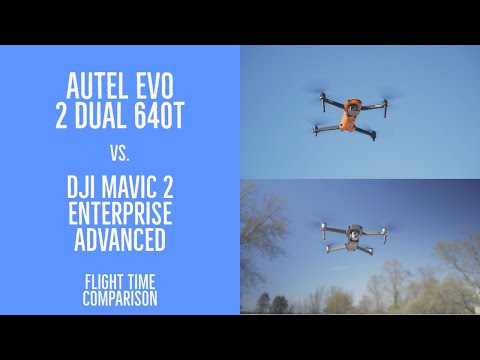 Flight Time Comparison: DJI Mavic 2 Enteprise Advanced vs. Autel Evo 2 Dual 640T