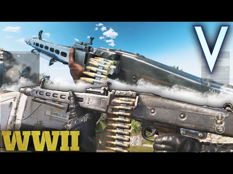 A MG42 do COD WW2 vs BATTLEFIELD V