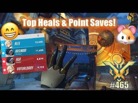 Top Heals & Points Saves! 😁🐹 - Season 7 - Mercy Overwatch