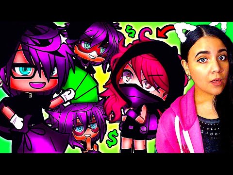 KIDNAPPED by the MAFIA SIBLINGS?! 💎💰 Gacha Life Mini Movie Love Story Reaction