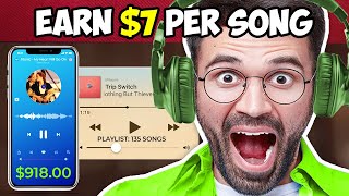 Earn $900 Just By Listening To Music! (Make Money Online From Home 2023)