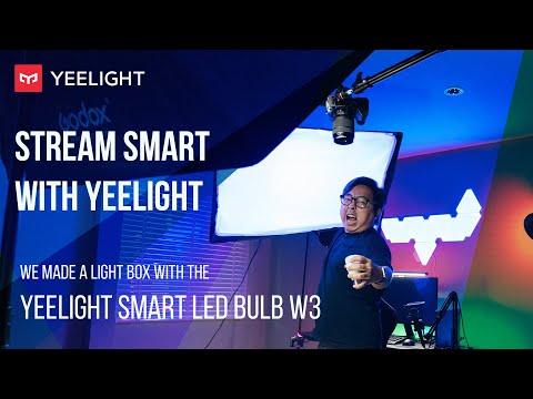Light Box With Yeelight Smart Led Bulb W3 | Stream Smart with Yeelight Ep 2