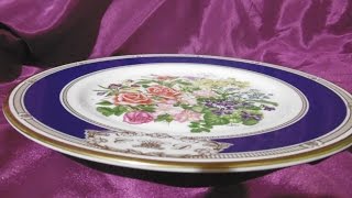 Demo of a Royal Doulton Fine Bone china collectors plate Royal Wedding