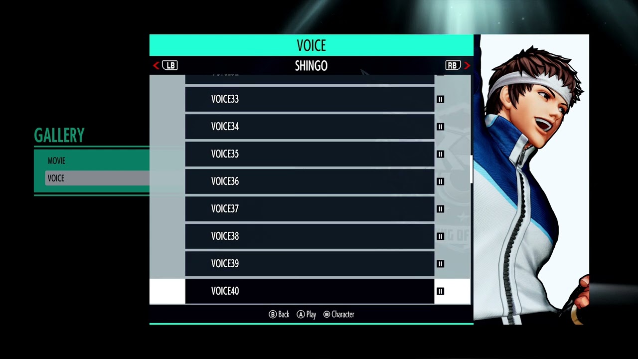 THE KING OF FIGHTERS XV Voice Gallery - Shingo