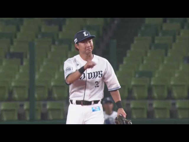 【ファーム】ライオンズ・山村崇嘉 難しい打球を逆シングルで華麗に捌く!!  2023年6月23日 埼玉西武ライオンズ 対 読売ジャイアンツ