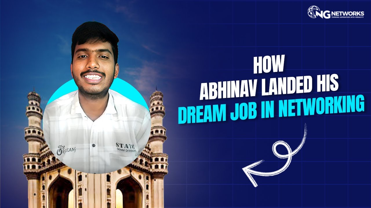 How Abhinav Landed His Dream Networking Job! #jobplacement #highpayingjobs