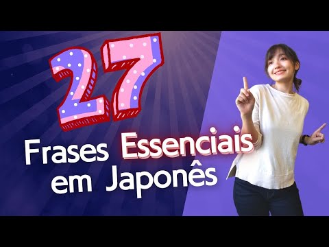Frases Básicas em Japonês para cada situações |aula de japonês