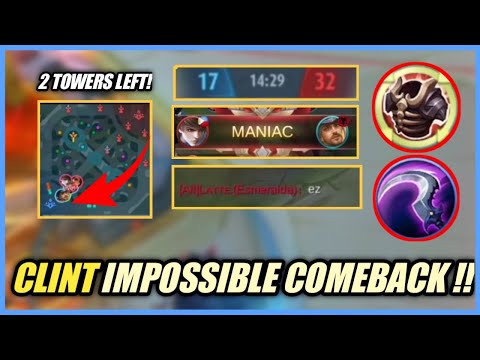 DON'T CELEBRATE TOO EARLY WITH MY CLINT!! 100% IMPOSSIBLE COMEBACK |Erlindang |MLBB