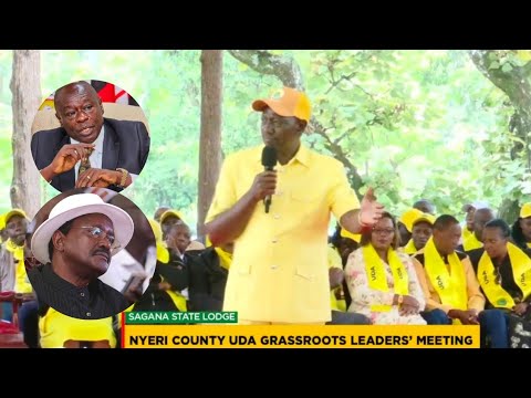 TAFUTENI WA KUTISHA LAKINI HAMTANITISHA HAPA MT KENYA!Ruto hangs Gachagua,Kalonzo in Sagana,Nyeri