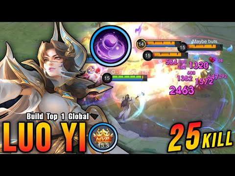 25 Kills!! Midlane Luo Yi is Deadly!! - Build Top 1 Global Luo Yi ~ MLBB