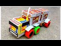 How To Make Matchbox Container Truck How To Make Mini Lorry Truck At Home Small Matchbox Toy Truck