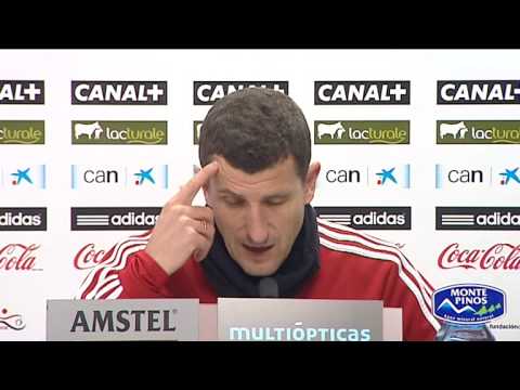 Rueda de prensa de Javi Gracia