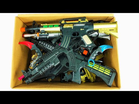 Big Box Full of Toy Rifles - Realistic Weapon
