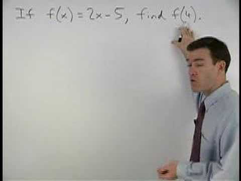 Evaluating Functions Function Notation Mathhelp Com