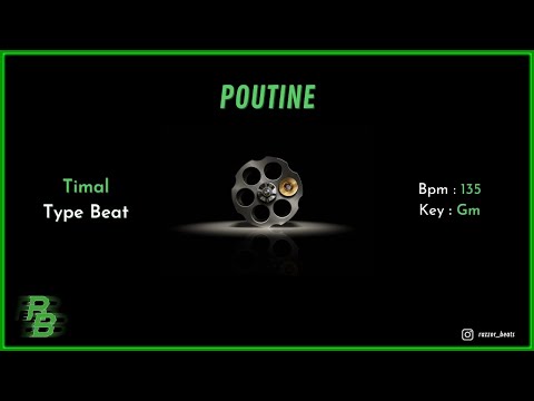 [FREE] Ninho x Timal Type Beat - "POUTINE" | Instrumental Banger/Guitar | Instru Rap 2021