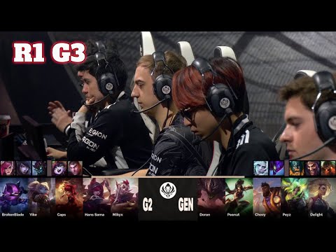 GEN vs G2 - Game 3 | Round 1 LoL MSI 2023 Main Stage | Gen.G vs G2 Esports G3 full game