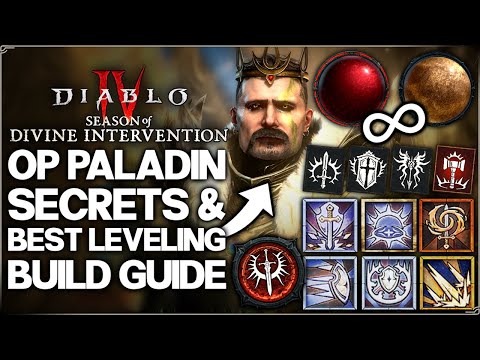 Diablo 4 - Best OP FAST Paladin Leveling Build & Full New Class Guide - 21 POWERFUL Secrets & More!