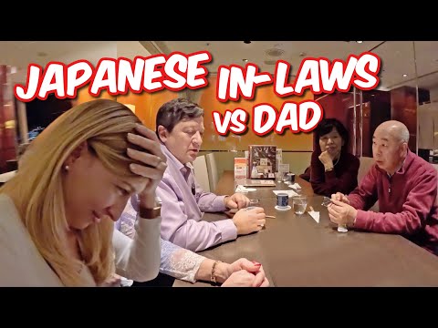 Dad Meets My In-Laws in Japan for the First Time Speaking Only-Japanese