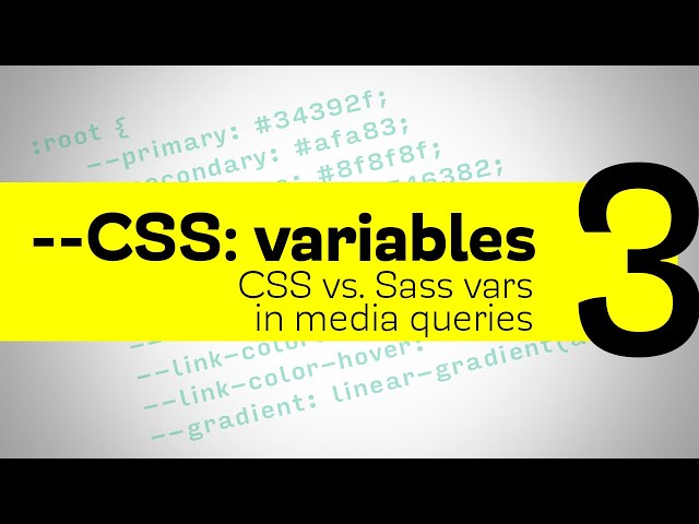 Thumbnail of CSS vs Sass – Variables inside media queries lesson