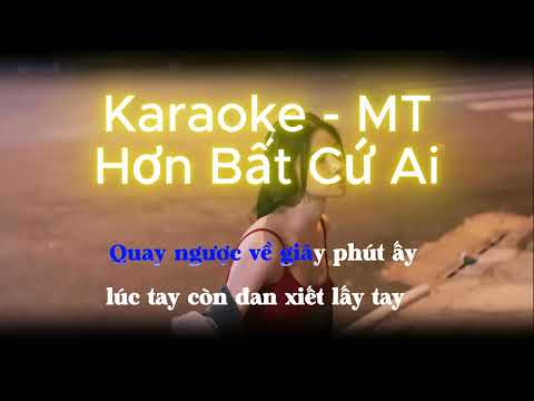 KARAOKE - Hơn Bất Cứ Ai - Châu Dương