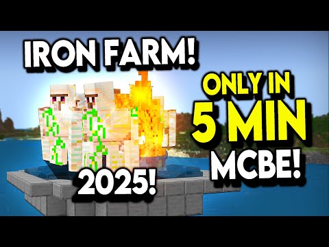 The ONLY 1.21 Iron Farm You’ll Ever Need for Minecraft Bedrock!