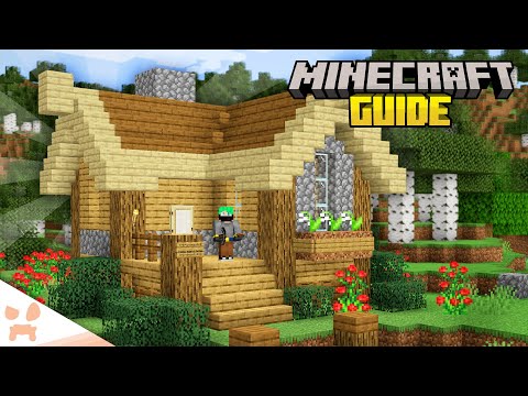 Building The PERFECT Starter House! - Minecraft 1.20 Guide (Survival Lets Play #2)