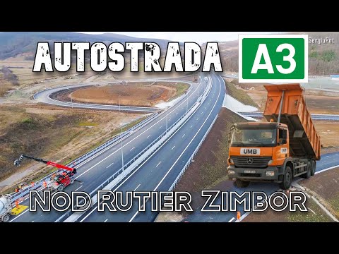 🛣️Autostrada A3 Nodul rutier Zimbor | Stadiu lucrari si Organizare santier UMB