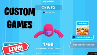🔴LIVE - FALL GUYS WITH VIEWERS! |Custom Games|