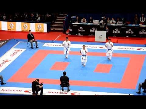 Team Kata Peru Bronze Medal Performance - 2012 World Karate Championships Paris