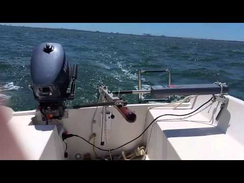 Raymarine st1000 Farr 5000 Trailer Sailer on Botany Bay