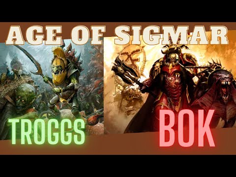 Age of sigmar Blades of Khorne Vs gloomspite gitz (troggherds)