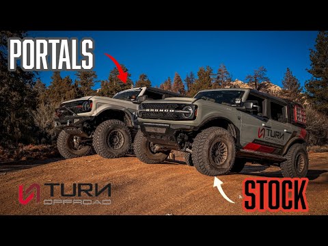 Turn Offroad Portals vs Stock: Big Bear Rock Crawling at Gold Mountain & John Bull 🪨⚡️