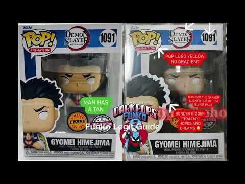 Funko Pop Legit Guide "Real Vs Fake": GYOMEI HIMEJIMA (CHASE) #1091 – DEMON SLAYER