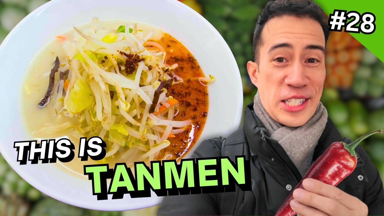 Finally Getting My Vegetable Intake...Tokyo's Tanmen Ramen | Yamanote Line Series #28