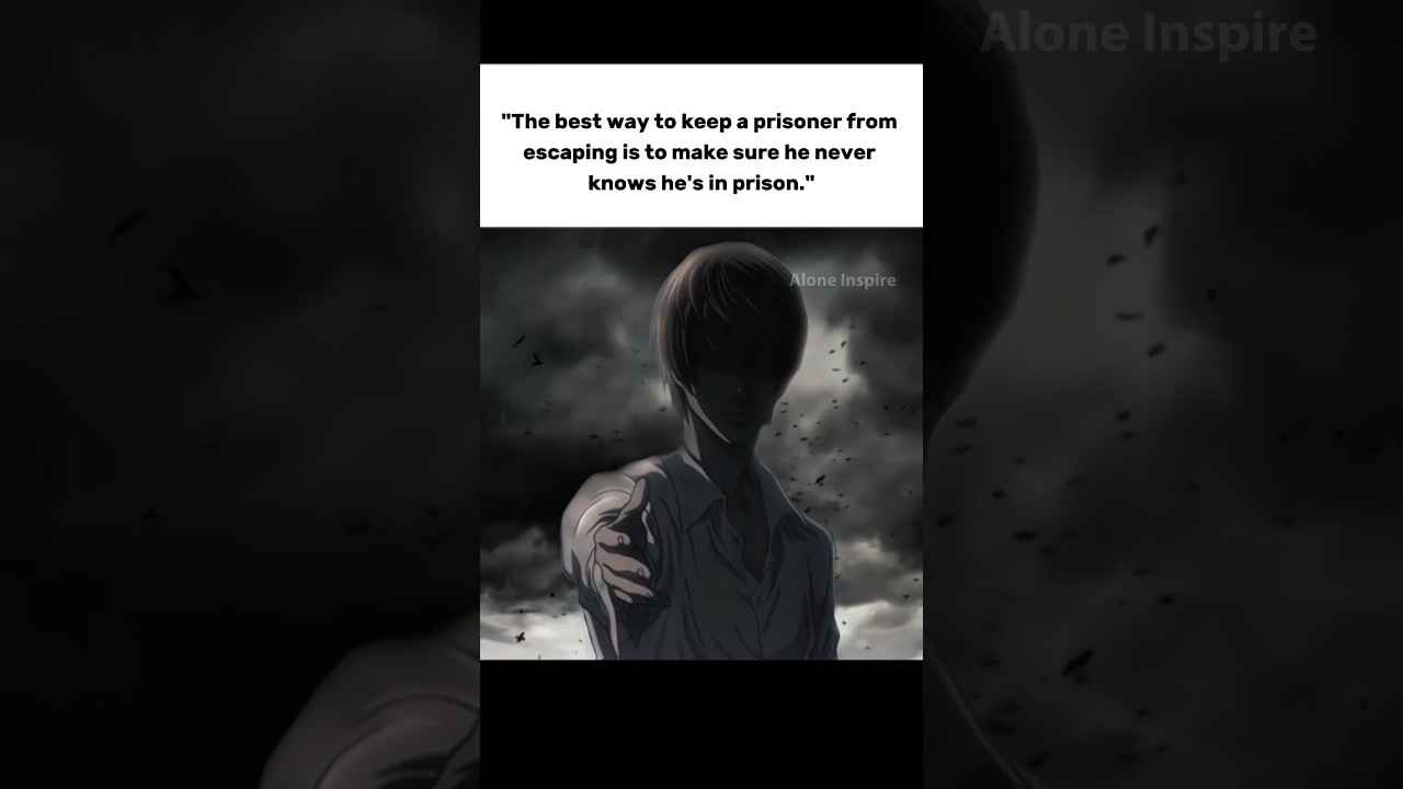 The best way to keep a prisoner from escaping #motivational #quotes #peace #relatable #english #life