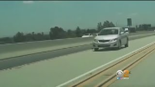 Caught On Tape: Driver Nearly Collides With Wrong-Way Driver On Freeway