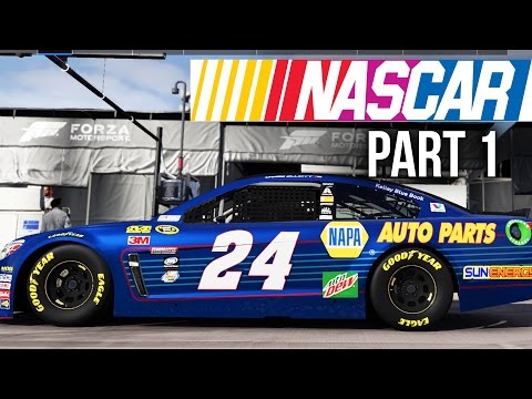 Forza Motorsport 6 NASCAR EXPANSION Gameplay Walkthrough Part 1 - SO MUCH SPEEEDDDD