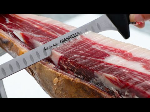 How to Cut a Jamón Like a Professional: Video 5: First Step of the Jamón's Maza